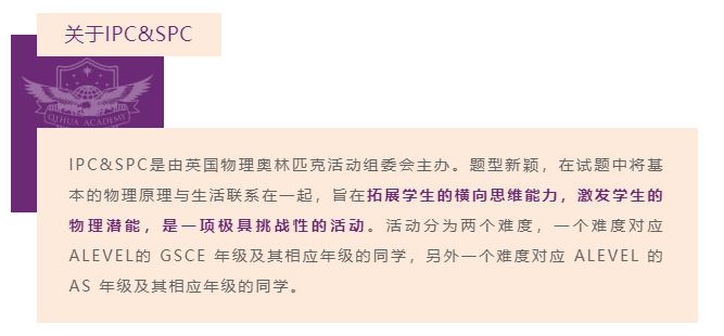 喜报| 恭喜我校高中融合部学子在2022英国物理思维挑战中级&高级（IPC&SPC）荣获佳绩