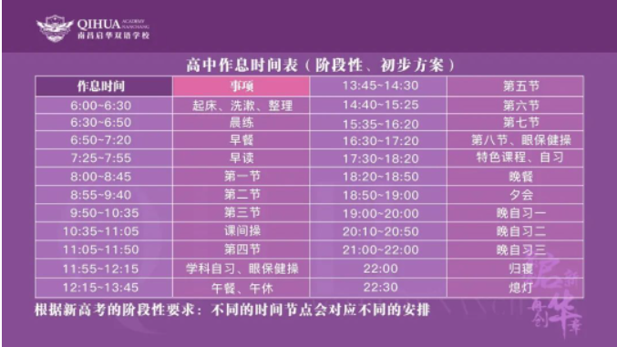 重磅丨启华双语学校2023级新高一招生说明