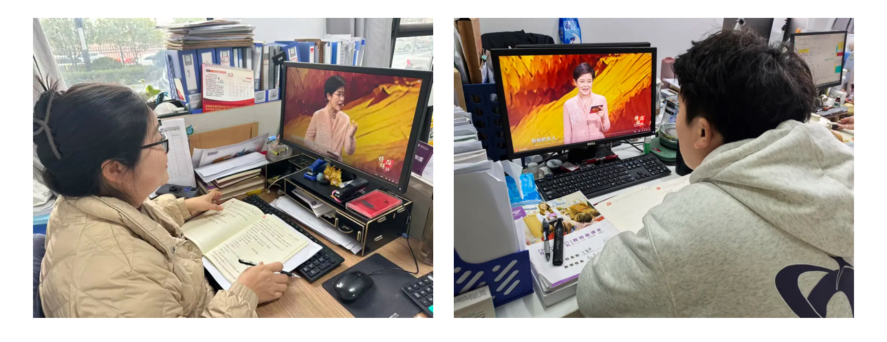 榜样如炬 引领前行——南昌启华双语学校组织全体党员、教师观看《榜样10》专题节目